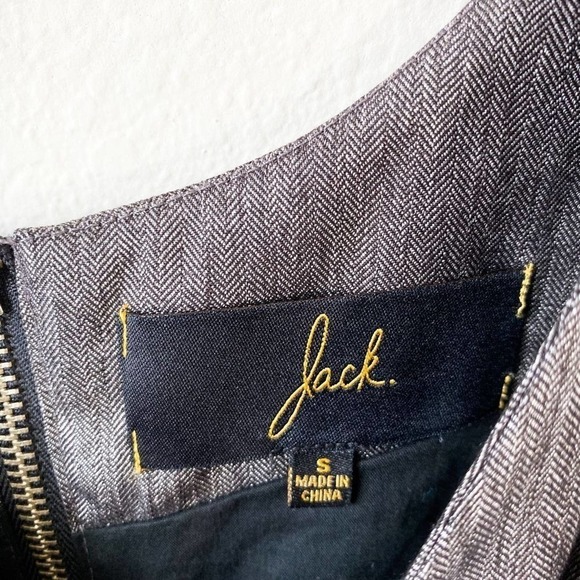Jack by BB Dakota Charcoal Grey/Black Dress S Small - Picture 6 of 6